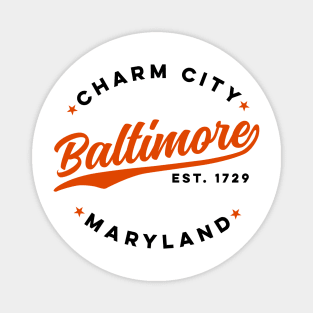 Vintage Baltimore Charm City Maryland USA Magnet